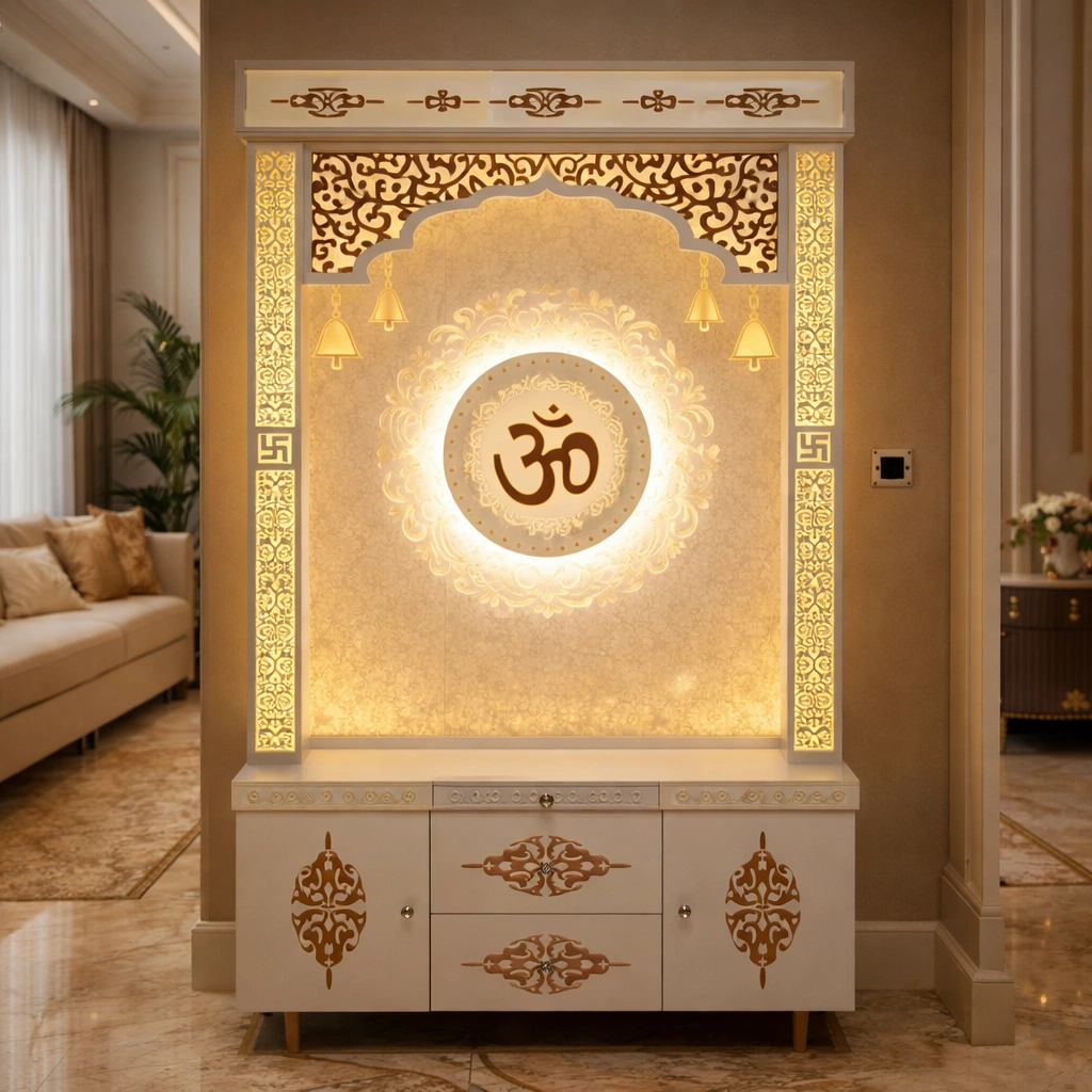 3D Om Corian Temple Design