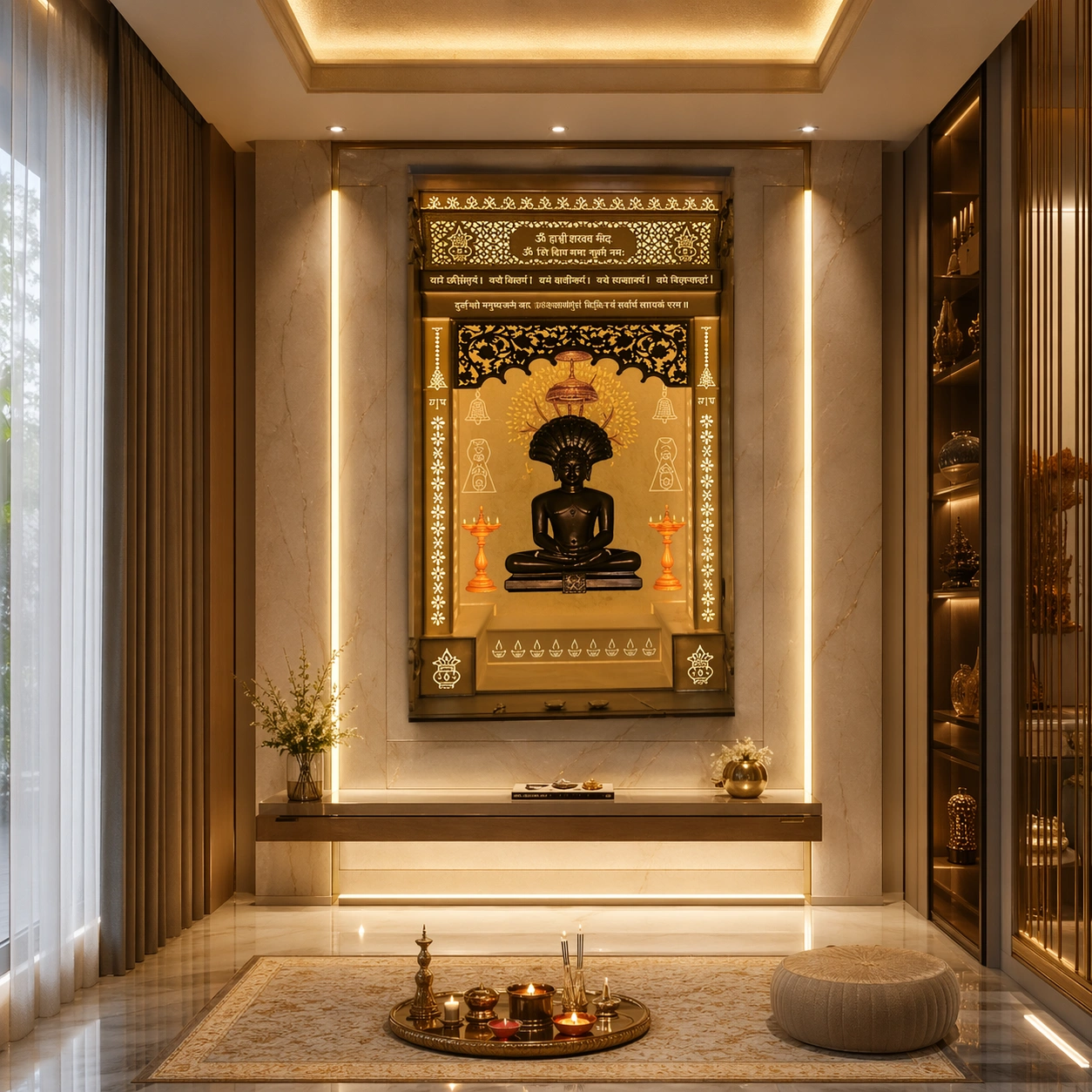 Jain Style Corian Mandir